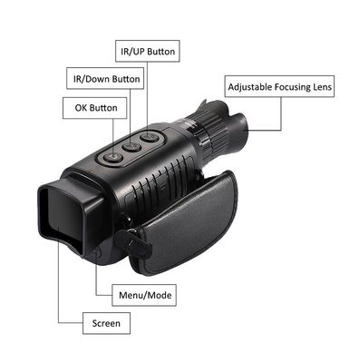 1080p Night Vision Monocular Goggles 1000Mega Pixel