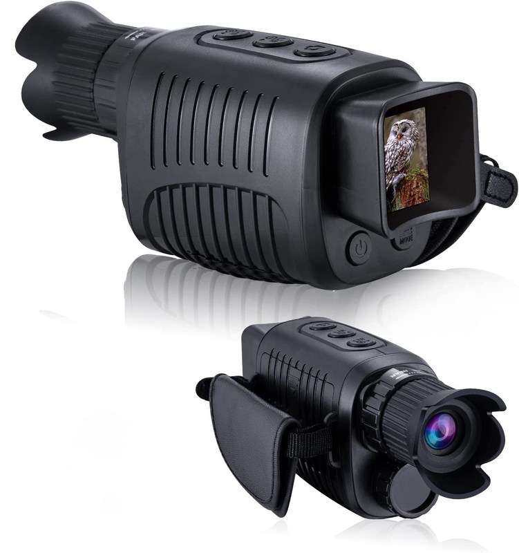 R7 Compact Night Vision Binoculars Infrared 1080P HD 5X Digital Zoom Hunting Telescope