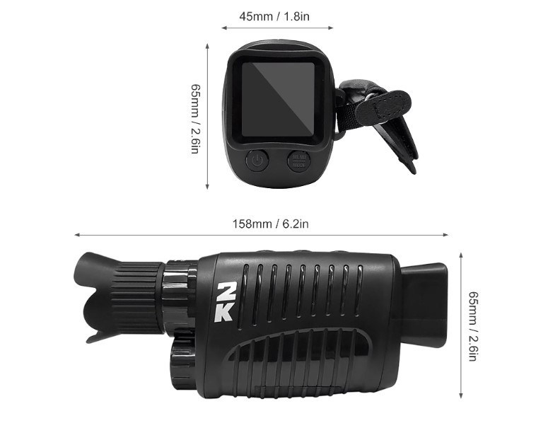 5x Zoom Digital Night Vision Camera Monocular OEM ODM Real Thermal Goggles