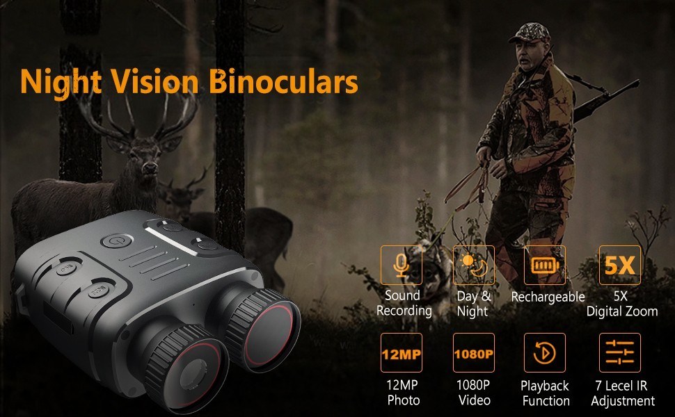 1080p Resolution Mini Night Vision Goggles OEM ODM